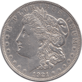 1921 MORGAN DOLLAR USA - WORLD COINS - Cambridgeshire Coins