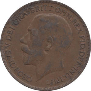1921 PENNY ( EF ) 1 - Penny - Cambridgeshire Coins