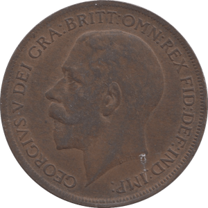 1921 PENNY ( EF ) 1 - Penny - Cambridgeshire Coins