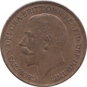 1921 PENNY ( UNC ) 2 - Penny - Cambridgeshire Coins