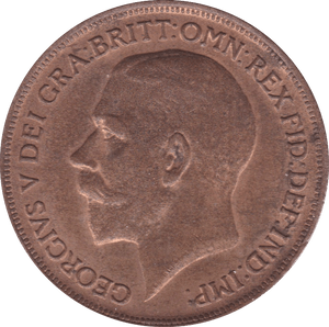 1921 PENNY ( UNC ) D - Penny - Cambridgeshire Coins