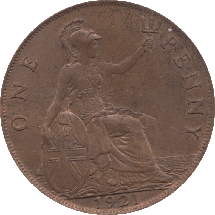 1921 PENNY ( UNC ) - Penny - Cambridgeshire Coins