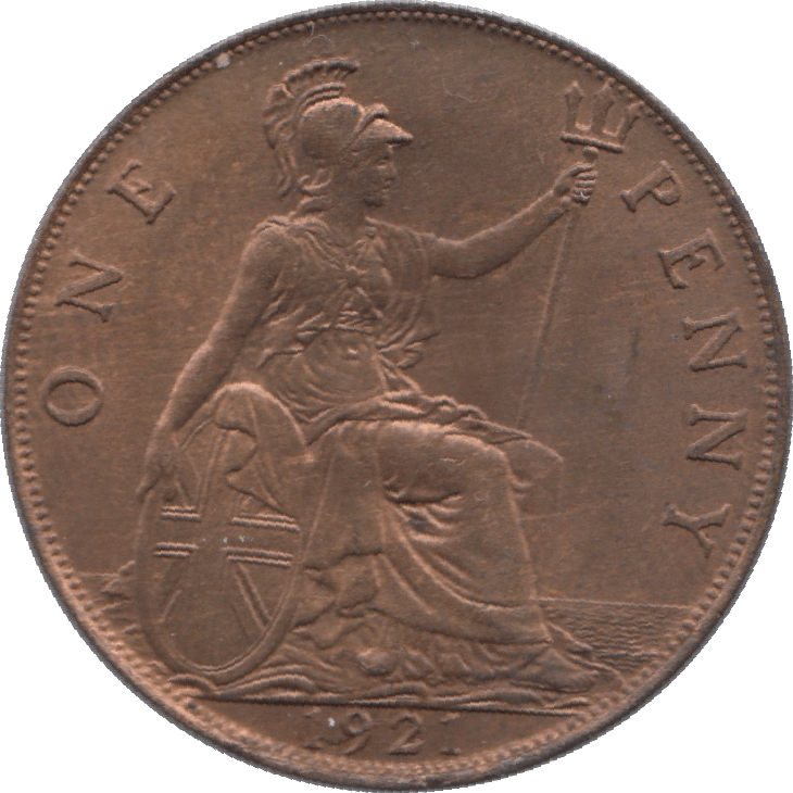 1921 PENNY ( UNC ) - Penny - Cambridgeshire Coins