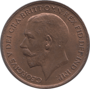 1921 PENNY ( UNC ) - Penny - Cambridgeshire Coins