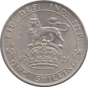 1921 SHILLING ( GVF ) - Shilling - Cambridgeshire Coins