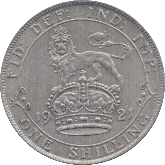 1921 SHILLING ( VF ) - Shilling - Cambridgeshire Coins