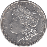 1921 SILVER MORGAN DOLLAR DENVER USA - SILVER WORLD COINS - Cambridgeshire Coins