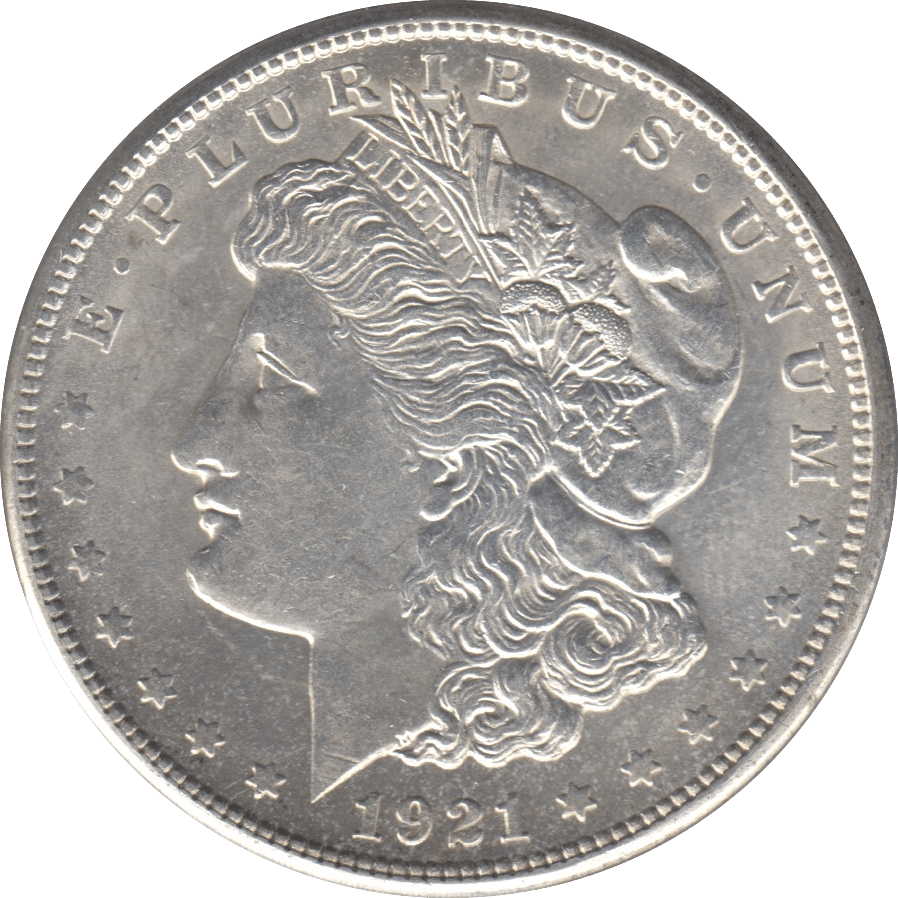 1921 SILVER MORGAN DOLLAR SAN FRANCISCO MINT - SILVER WORLD COINS - Cambridgeshire Coins