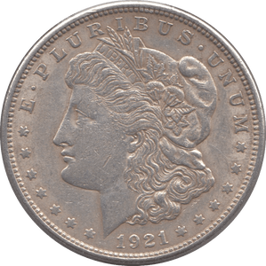1921 SILVER MORGAN DOLLAR USA 4 - SILVER WORLD COINS - Cambridgeshire Coins
