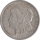 1921 SILVER MORGAN DOLLAR USA PHILADELPHIA MINT - SILVER WORLD COINS - Cambridgeshire Coins