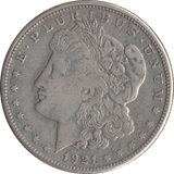 1921 SILVER MORGAN DOLLAR USA SAN FRANCISCO MINT - SILVER WORLD COINS - Cambridgeshire Coins
