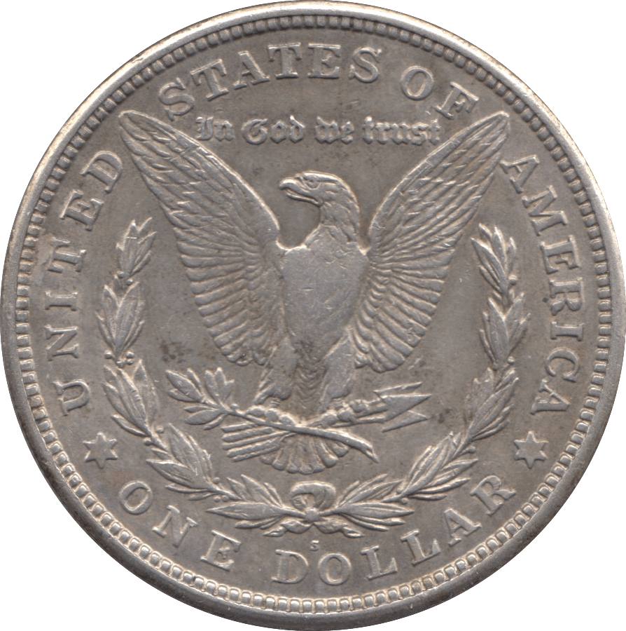 1921 SILVER MORGAN DOLLAR USA SAN FRANCISCO MINT - SILVER WORLD COINS - Cambridgeshire Coins