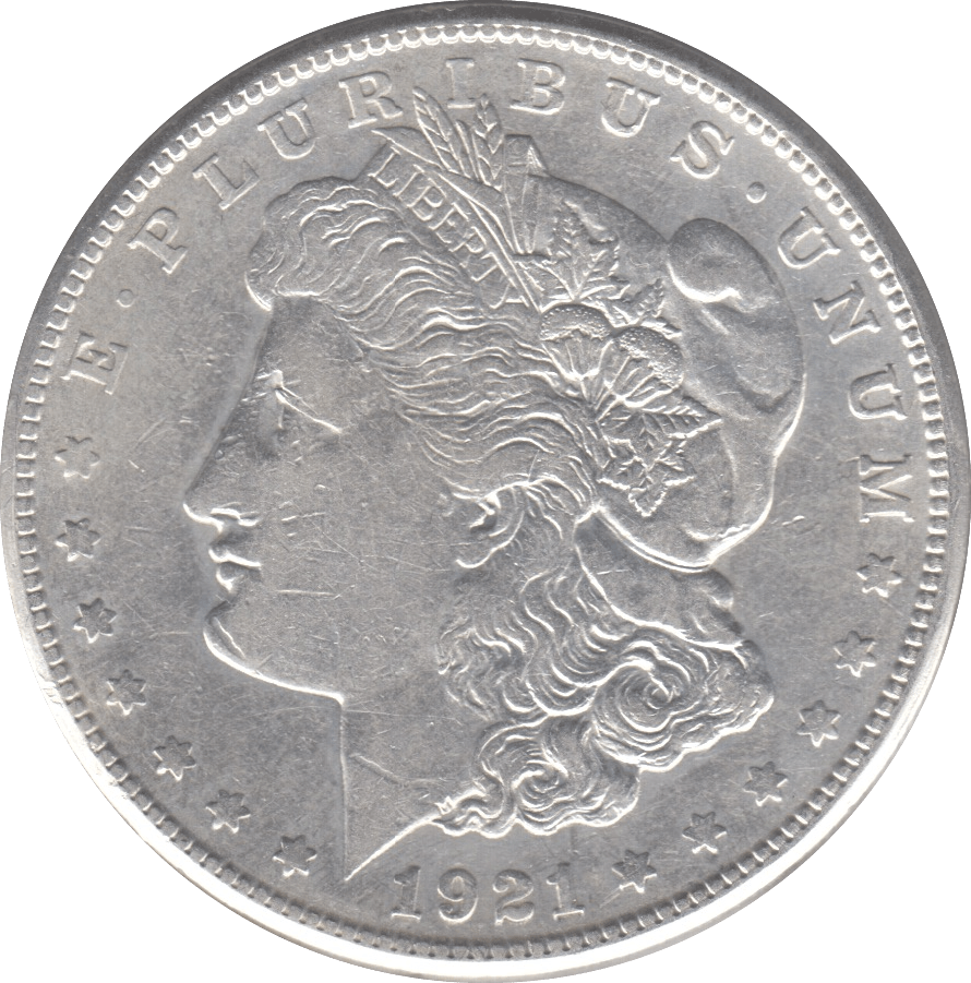 1921 SILVER MORGAN DOLLAR USA SAN FRANCISCO MINT - SILVER WORLD COINS - Cambridgeshire Coins