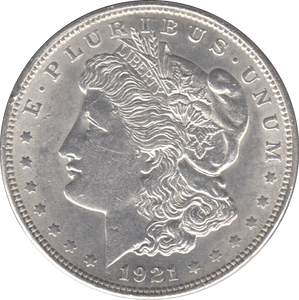 1921 SILVER MORGAN DOLLAR USA - SILVER WORLD COINS - Cambridgeshire Coins