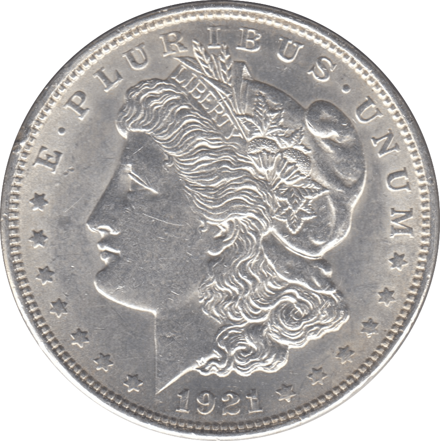 1921 SILVER MORGAN DOLLAR USA - SILVER WORLD COINS - Cambridgeshire Coins