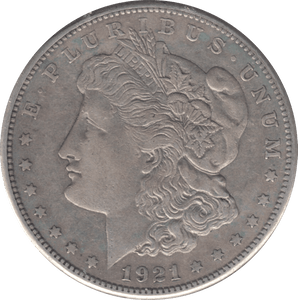 1921 SILVER MORGAN DOLLAR USA - SILVER WORLD COINS - Cambridgeshire Coins