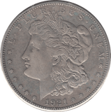 1921 SILVER MORGAN DOLLAR USA - SILVER WORLD COINS - Cambridgeshire Coins
