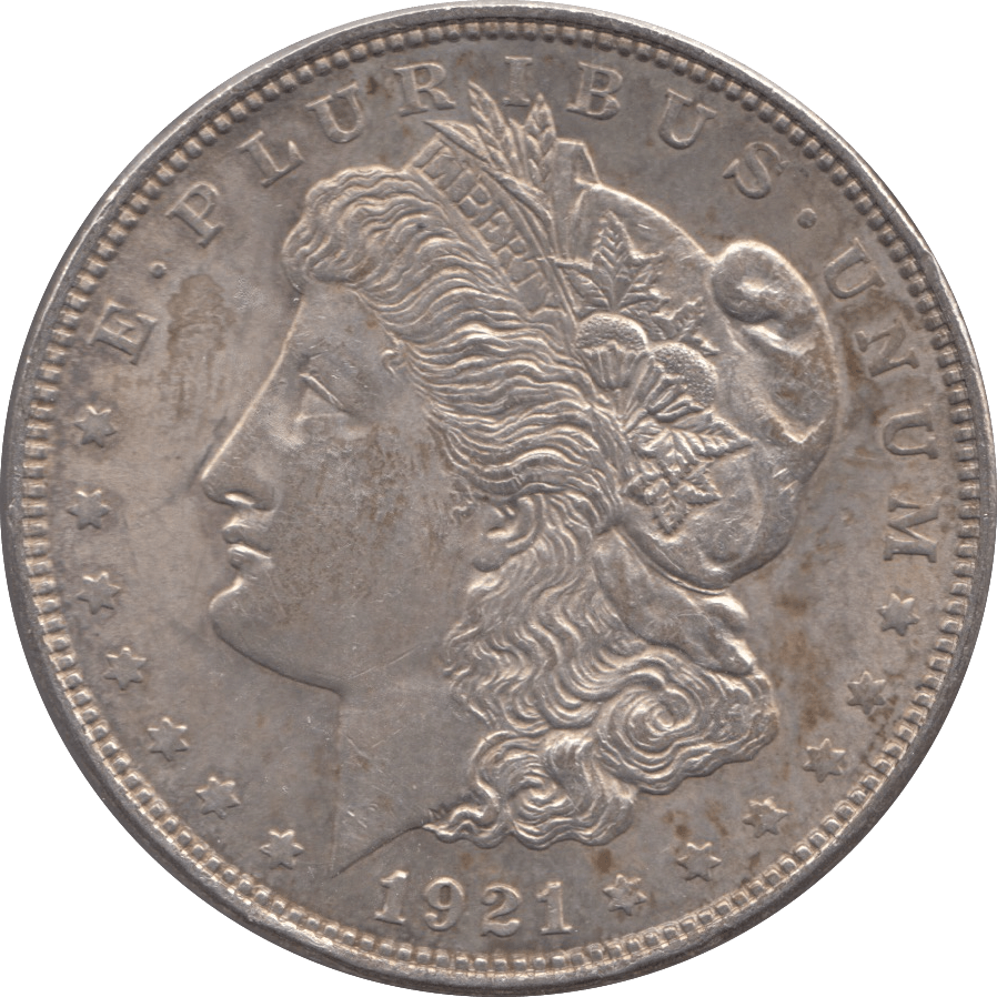 1921 SILVER MORGAN DOLLAR USA - SILVER WORLD COINS - Cambridgeshire Coins
