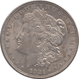1921 SILVER MORGAN DOLLAR USA - SILVER WORLD COINS - Cambridgeshire Coins