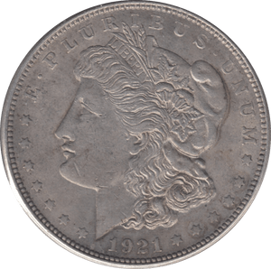 1921 SILVER MORGAN DOLLAR USA - SILVER WORLD COINS - Cambridgeshire Coins