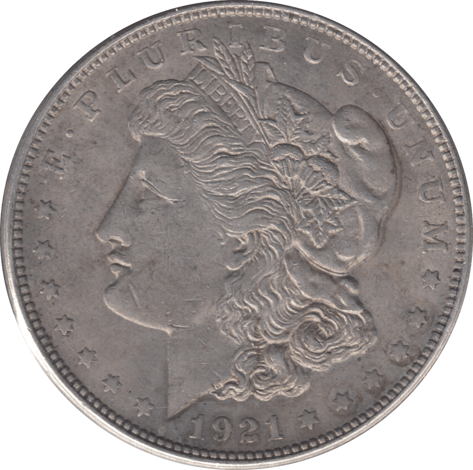 1921 SILVER MORGAN DOLLAR USA - SILVER WORLD COINS - Cambridgeshire Coins