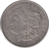 1921 SILVER MORGAN DOLLAR USA - SILVER WORLD COINS - Cambridgeshire Coins