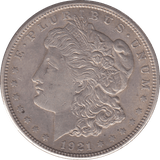 1921 SILVER MORGAN DOLLAR - SILVER WORLD COINS - Cambridgeshire Coins