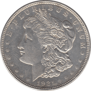 1921 SILVER MORGAN DOLLAR - SILVER WORLD COINS - Cambridgeshire Coins