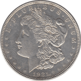 1921 SILVER MORGAN DOLLAR - SILVER WORLD COINS - Cambridgeshire Coins