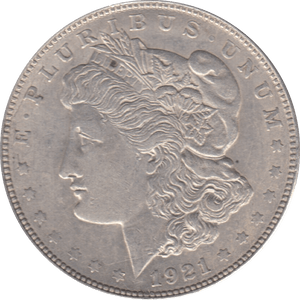 1921 SILVER ONE DOLLAR DENVER USA - SILVER WORLD COINS - Cambridgeshire Coins