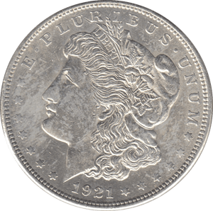 1921 SILVER ONE DOLLAR USA 4 - SILVER WORLD COINS - Cambridgeshire Coins