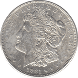 1921 SILVER ONE DOLLAR USA 4 - SILVER WORLD COINS - Cambridgeshire Coins