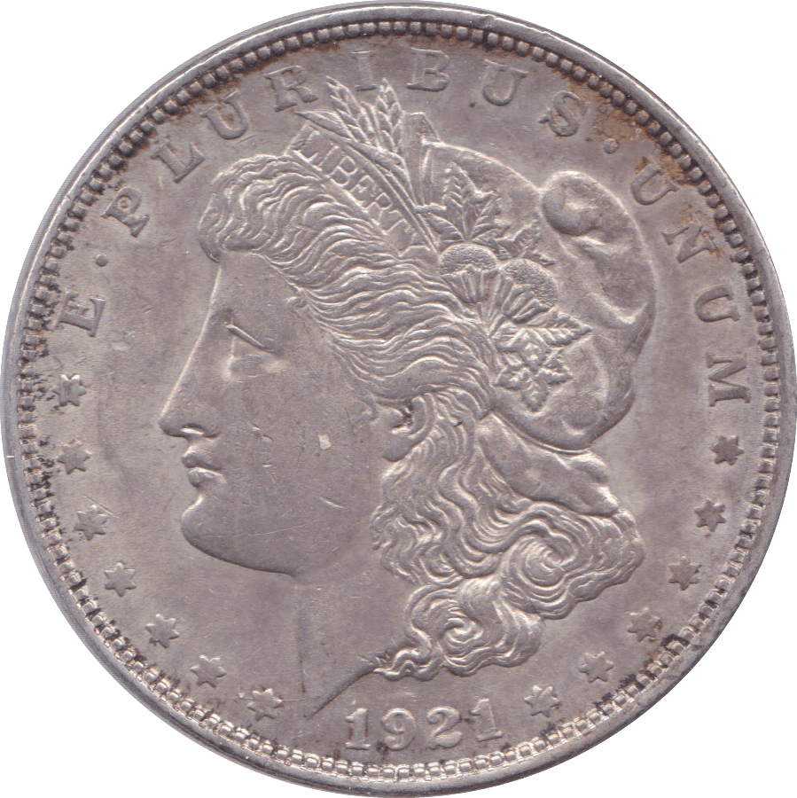 1921 SILVER USA MORGAN DOLLAR A - SILVER WORLD COINS - Cambridgeshire Coins