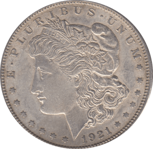 1921 SILVER USA MORGAN DOLLAR - SILVER WORLD COINS - Cambridgeshire Coins