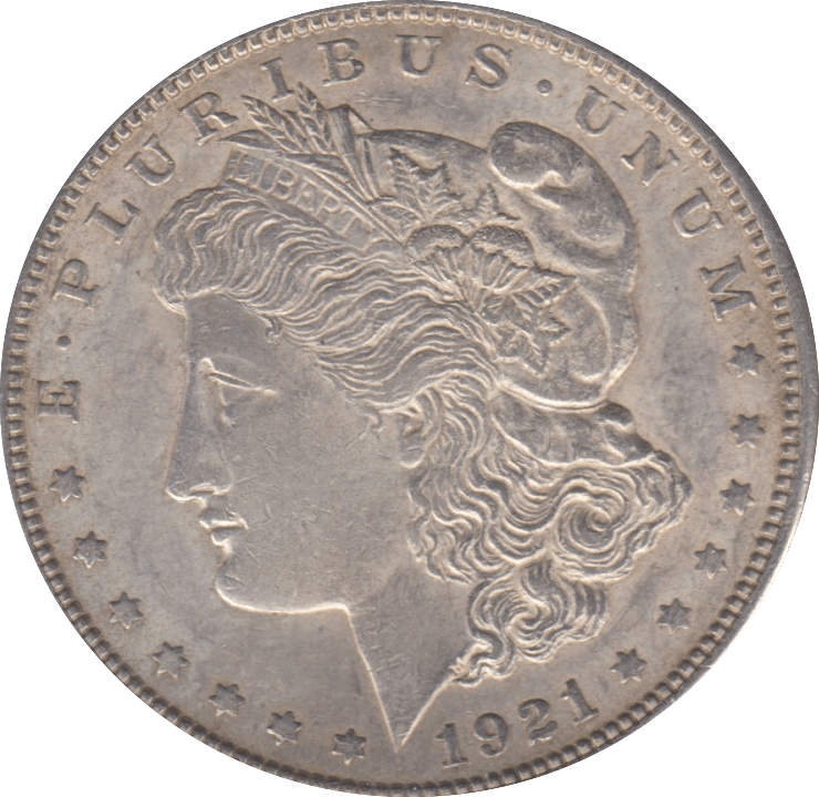 1921 SILVER USA MORGAN DOLLAR - SILVER WORLD COINS - Cambridgeshire Coins