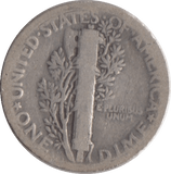 1921 SILVER USA ONE DIME - SILVER WORLD COINS - Cambridgeshire Coins