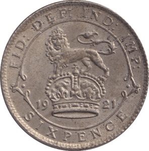 1921 SIXPENCE ( EF ) - Sixpence - Cambridgeshire Coins