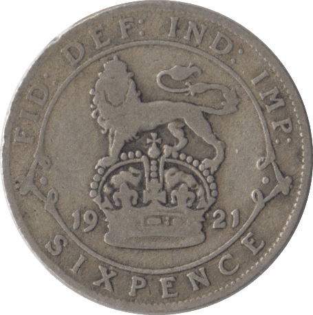 1921 SIXPENCE ( FINE ) - Sixpence - Cambridgeshire Coins