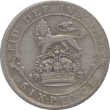 1921 SIXPENCE ( FINE ) - Sixpence - Cambridgeshire Coins