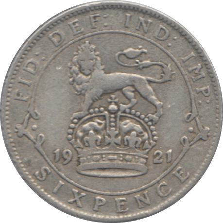 1921 SIXPENCE ( GF ) - Sixpence - Cambridgeshire Coins