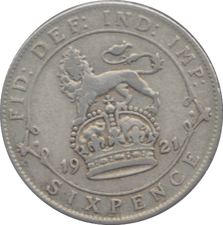 1921 SIXPENCE ( GF ) - Sixpence - Cambridgeshire Coins