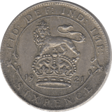 1921 SIXPENCE ( GVF ) 5 - Sixpence - Cambridgeshire Coins