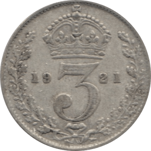 1921 THREEPENCE ( GF ) 1 - Threepence - Cambridgeshire Coins