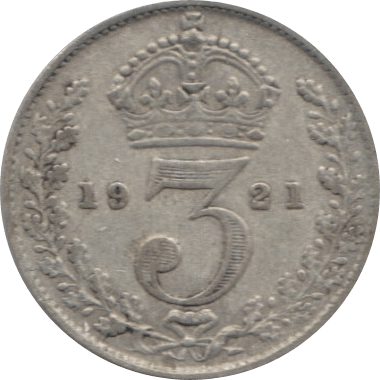 1921 THREEPENCE ( GF ) 1 - Threepence - Cambridgeshire Coins