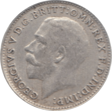 1921 THREEPENCE ( GVF ) 4 - Threepence - Cambridgeshire Coins