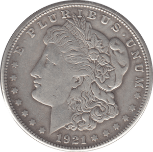 1921 USA DOLLAR SAN FRANCISCO MINT - WORLD SILVER COINS - Cambridgeshire Coins
