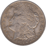 1921 USA SILVER MORGAN DOLLAR B - SILVER WORLD COINS - Cambridgeshire Coins
