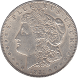 1921 USA SILVER MORGAN DOLLAR C - SILVER WORLD COINS - Cambridgeshire Coins