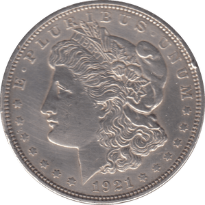 1921 USA SILVER MORGAN DOLLAR DENVER MINT - SILVER WORLD COINS - Cambridgeshire Coins