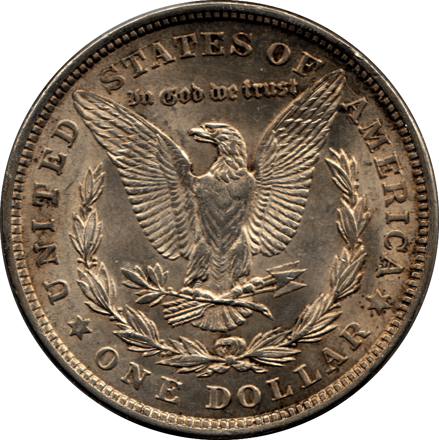 1921 USA SILVER MORGAN DOLLAR PHILADELPHIA MINT 3 - SILVER WORLD COINS - Cambridgeshire Coins